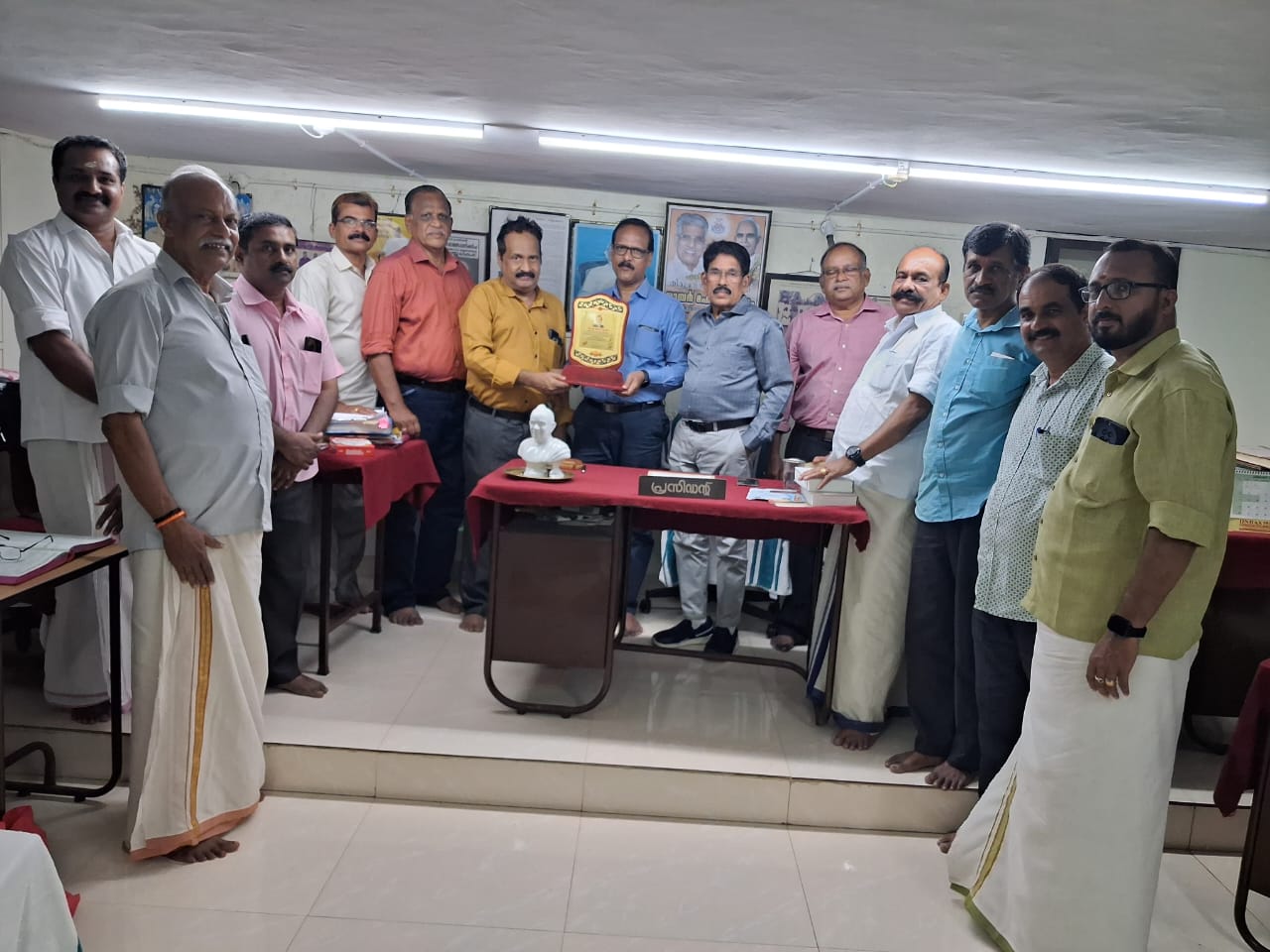 Felicitation of Sri.A Satheesh Kumar ,Secretary NSS  Karayogam Karamana